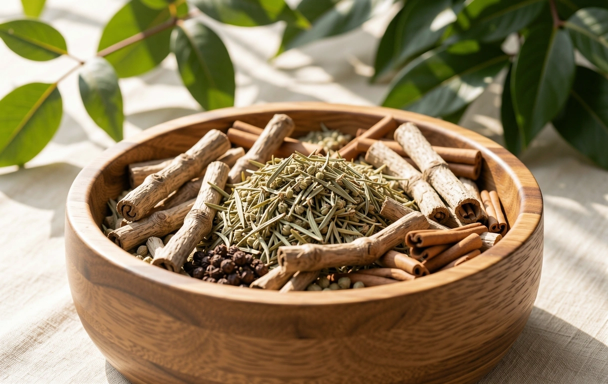 Bahan botani berkualiti tinggi